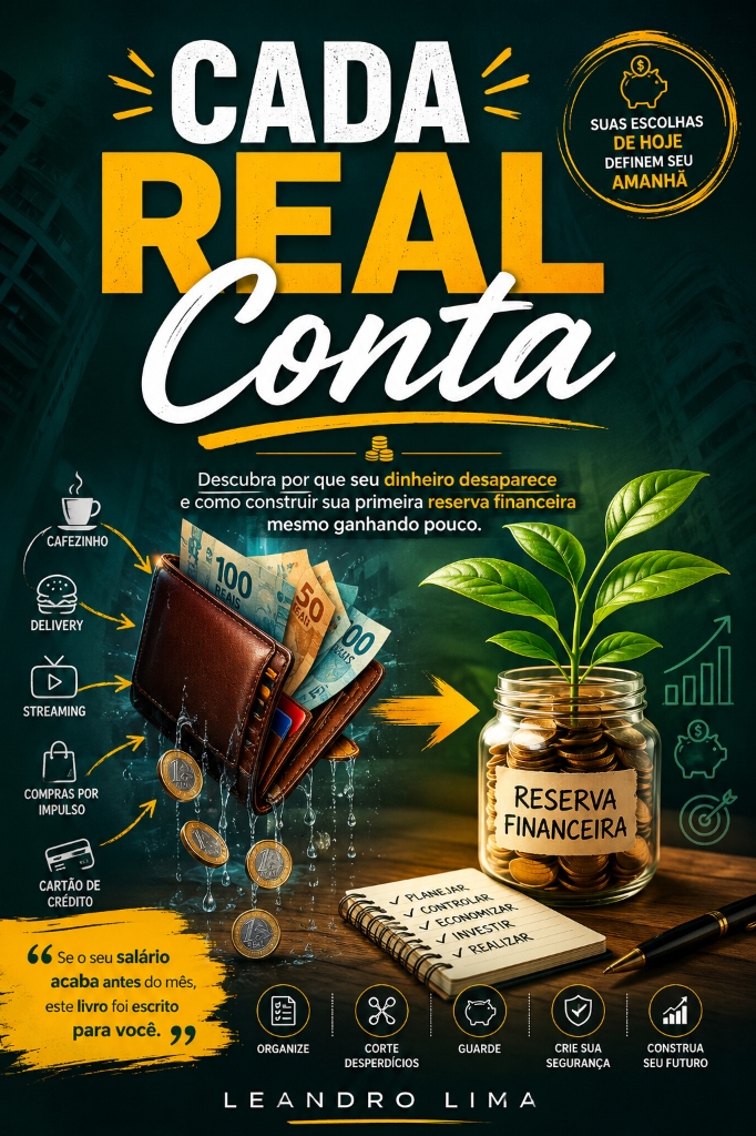 Capa do Guia Cada Real Conta - Organização Financeira Prática